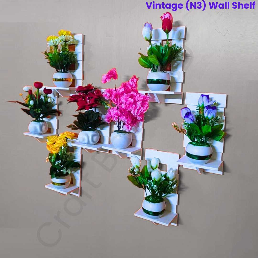 Pvc Rack Wall Shelf PVC Wall Shelf for Indoor Decoration & Display | Plas Point